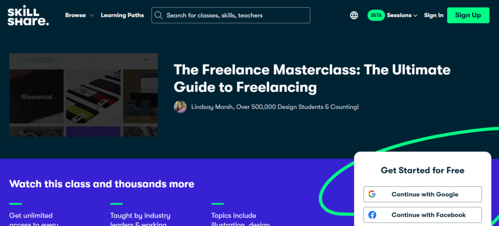 Online Freelancing Masterclass course