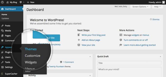 Customizing WordPress theme after installation